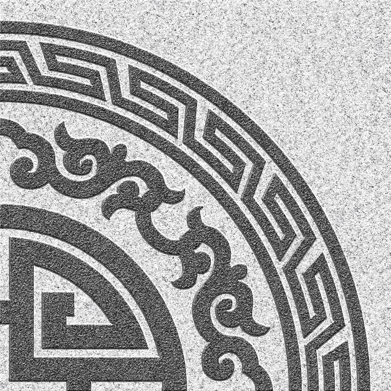 福寿图-2-芝麻白配深灰-600x600