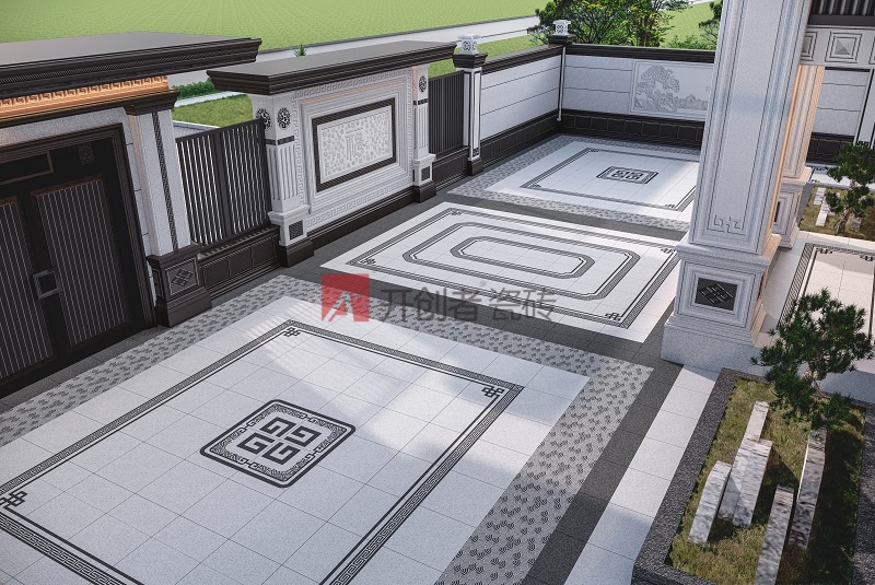 如意角化-芝麻白配芝麻黑