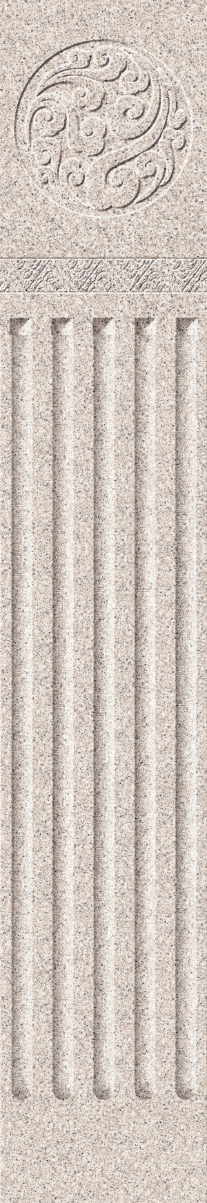 樱花红-祥云凹凸板