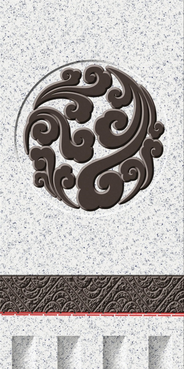 云石白祥云-400x800