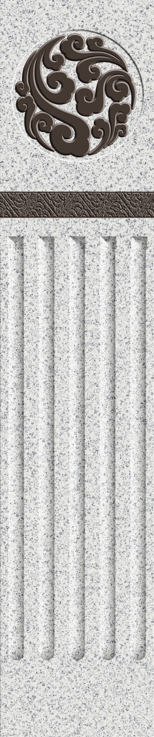 深咖+芝麻白-祥云凹凸板