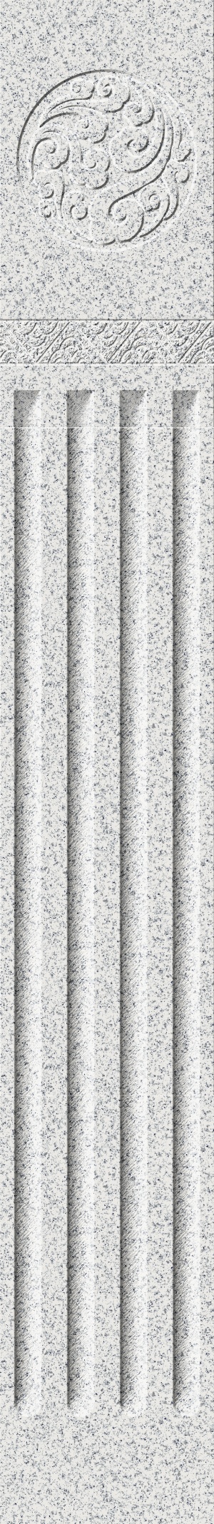 芝麻白-祥云凹凸板