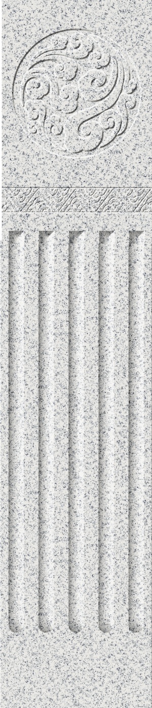 芝麻白-祥云凹凸板