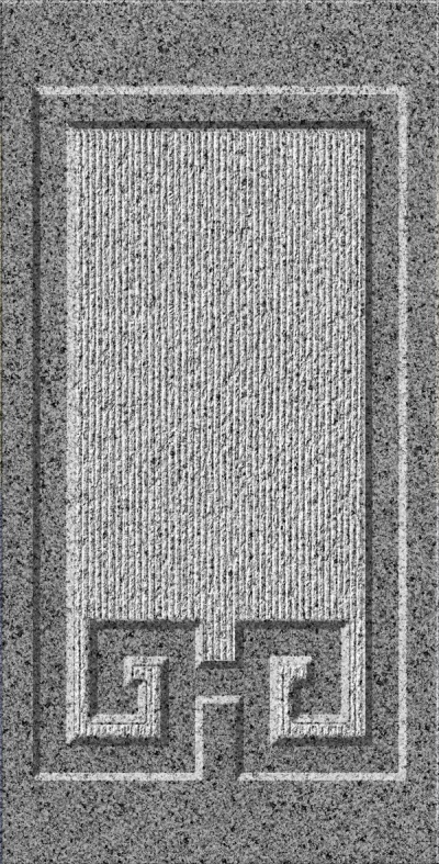 柱尾。规格：400x800