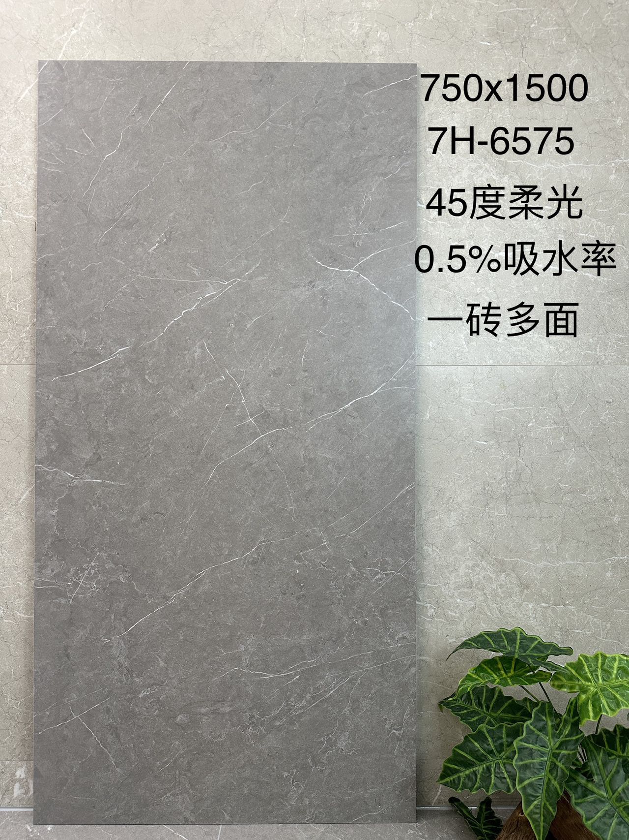 阿迪斯室内砖 45°柔抛通体大理石 柔光新品7H-6575 一砖多面 0.5%吸水率