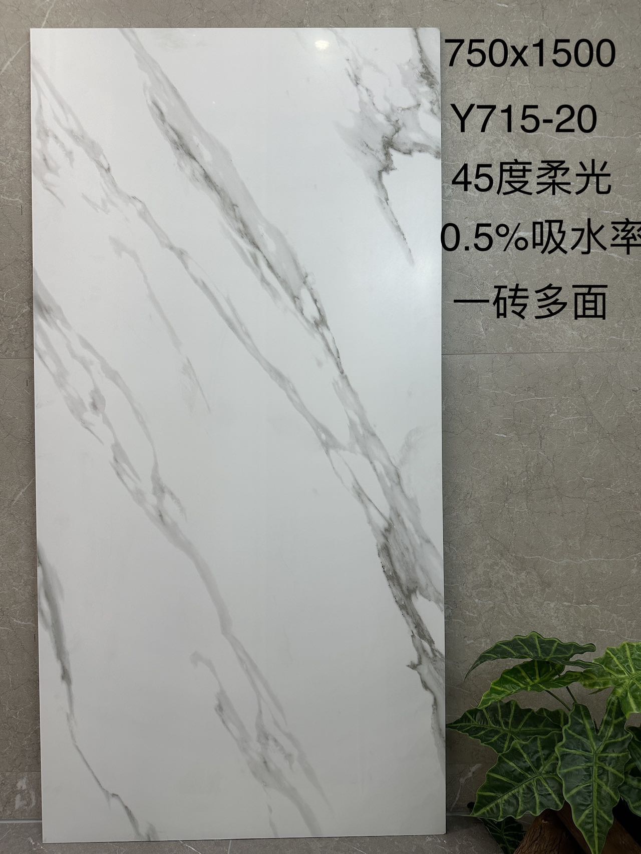 阿迪斯室内砖 45°柔抛通体大理石 柔光新品7H-20 一砖多面 0.5%吸水率