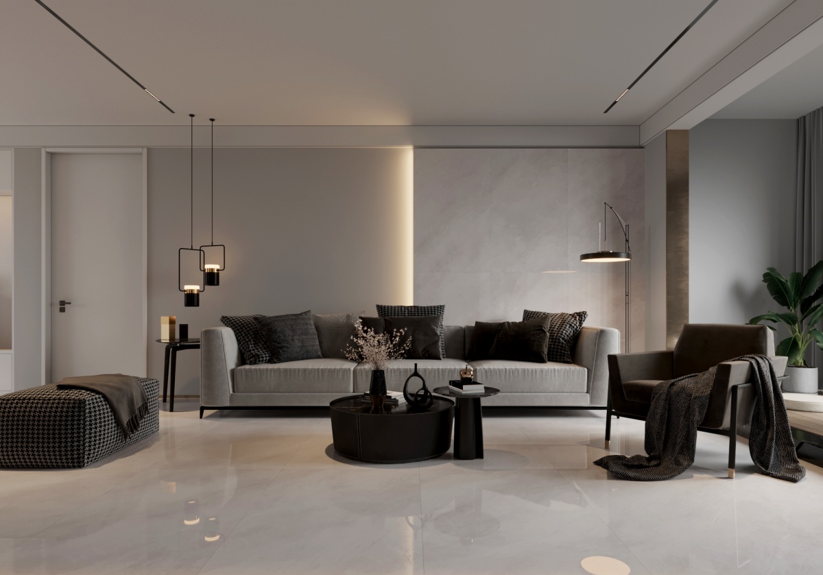 亮光 813GT1308霜华白 一石七面 自然切面