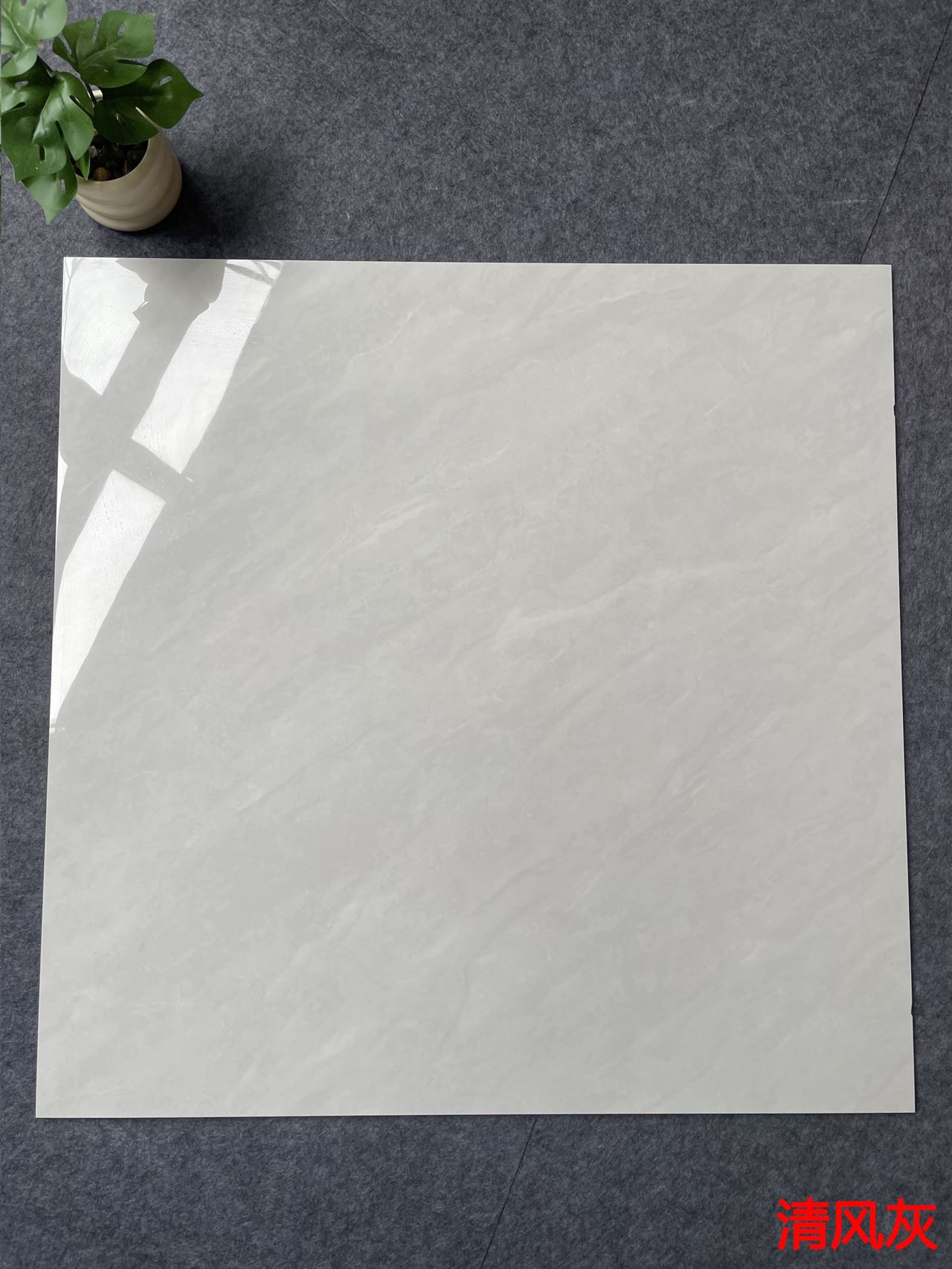 亮光 金刚通体大理石 80GT1227清风灰 一石五面 自然切面 亮光通体