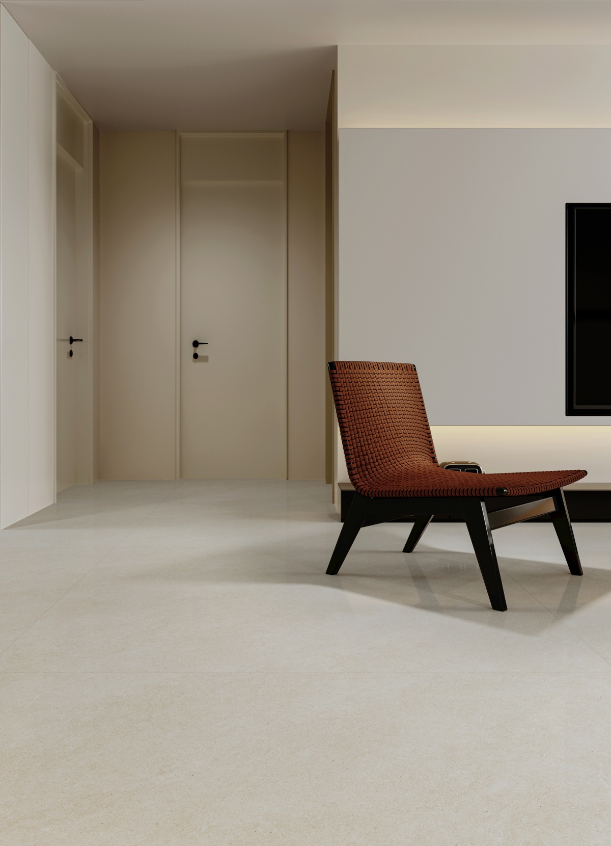 715SRJ1058葡萄牙米白 一石四面 自然切面 哑光金丝绒8°