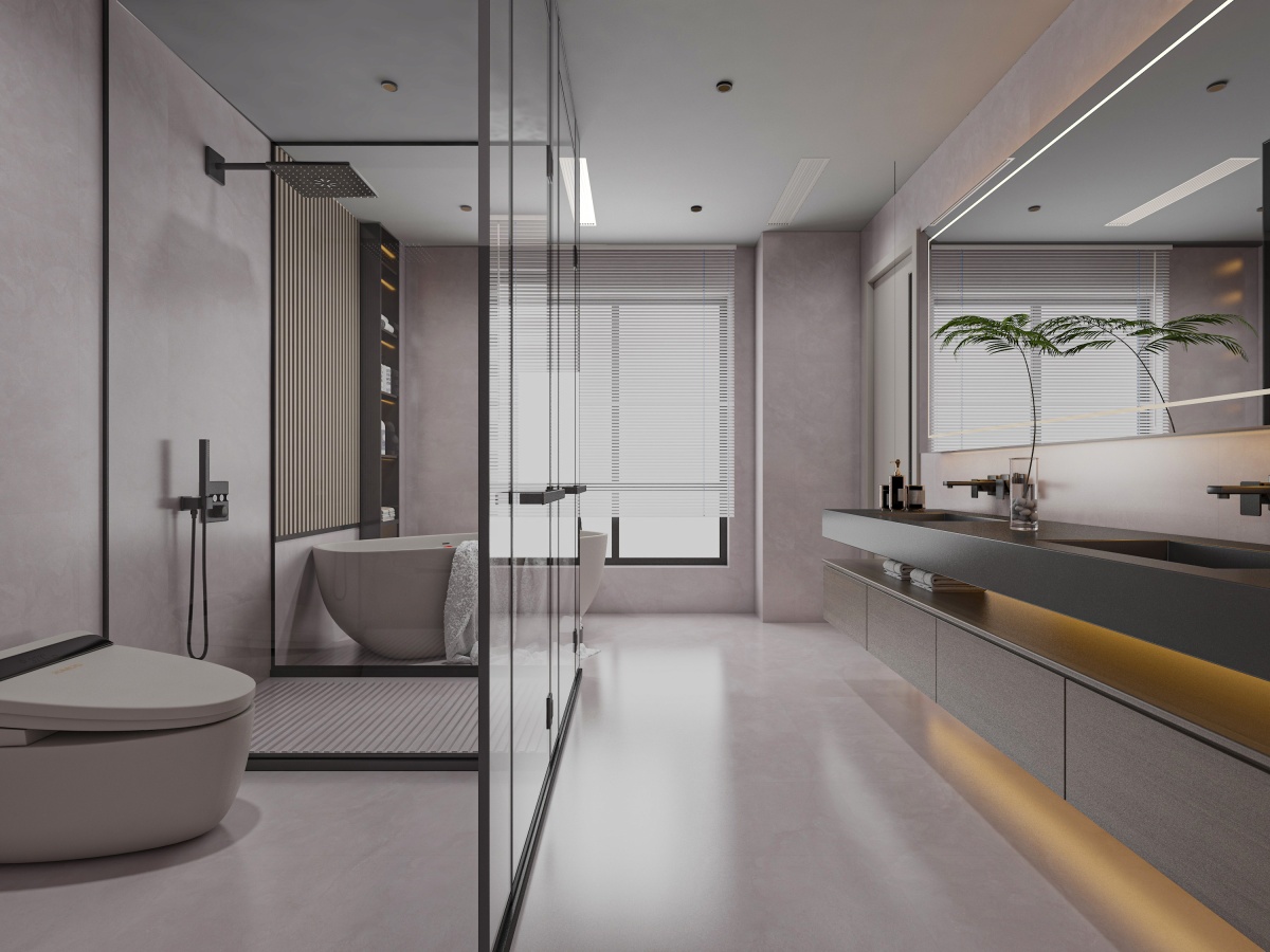 哑光 超耐磨素色  NS4807M阿玛尼中灰 一石四面 自然切面 肌肤釉 15°柔光 4级超耐磨 0.04%超低吸水率