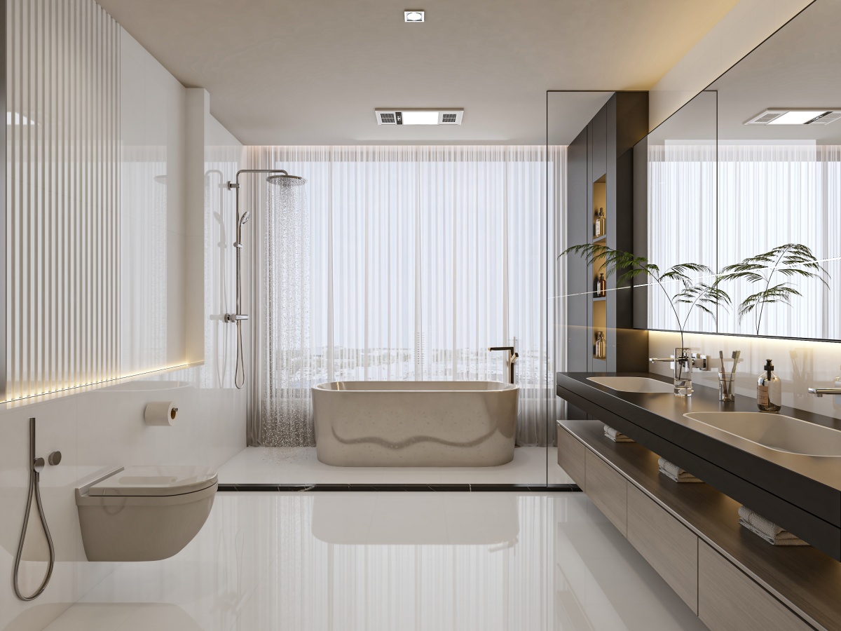 亮光 通体大理石 GT48610阳春白 一石七面 自然切面 亮光通体中板