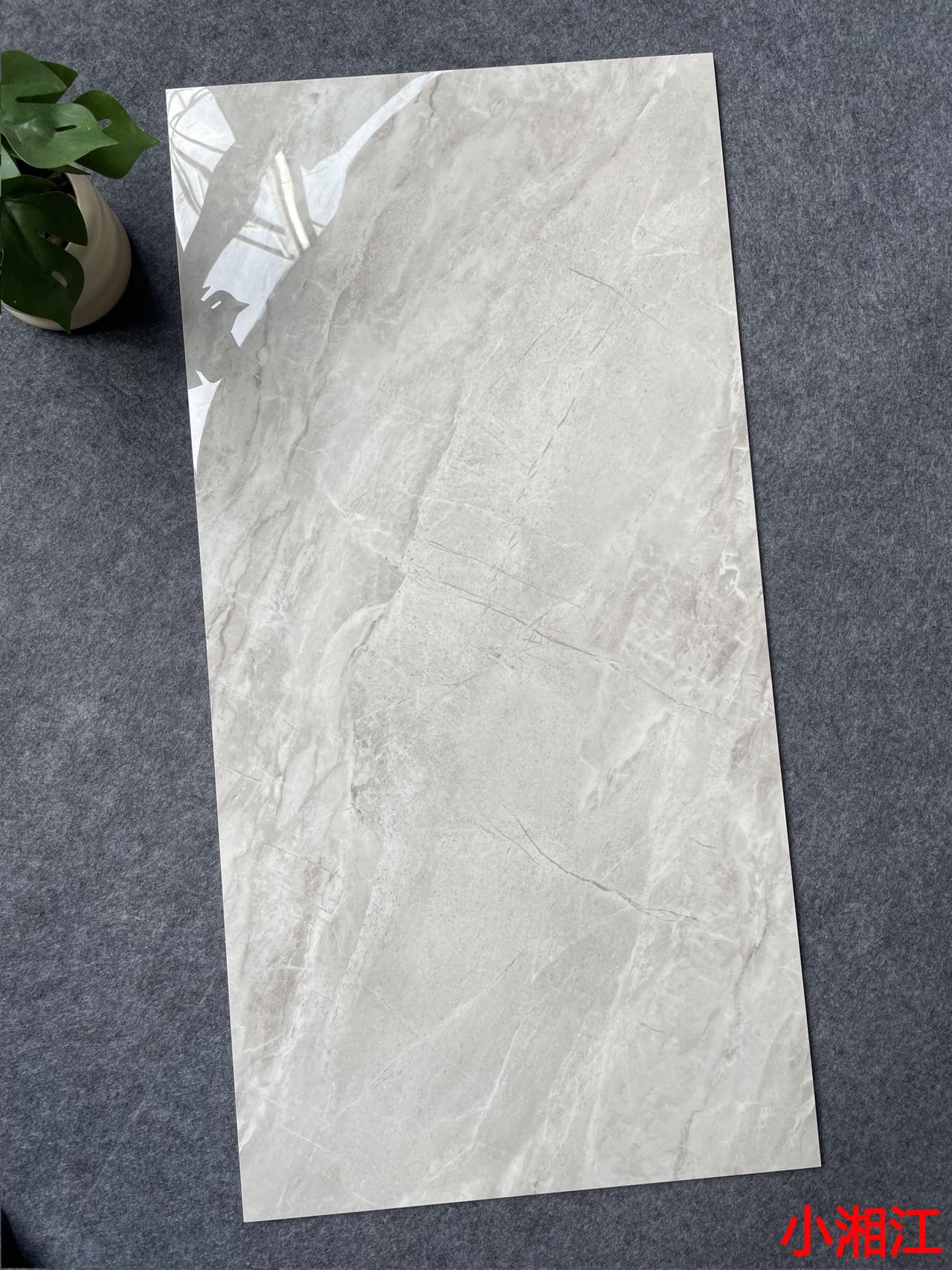 亮光 通体大理石 2-GB48322小湘江 一石五面 自由连纹 亮光通体中板